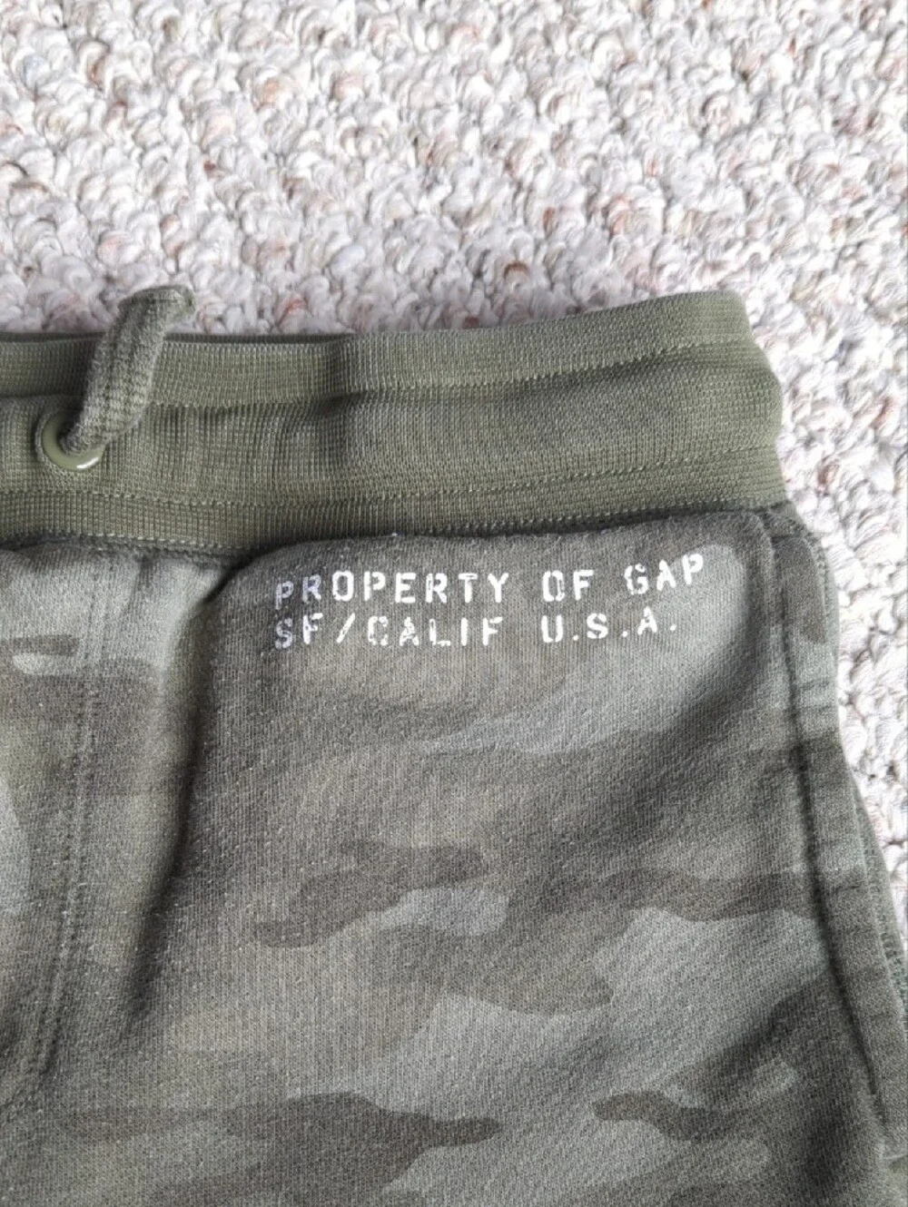 GAP Camo Pull-On Shorts - Olive